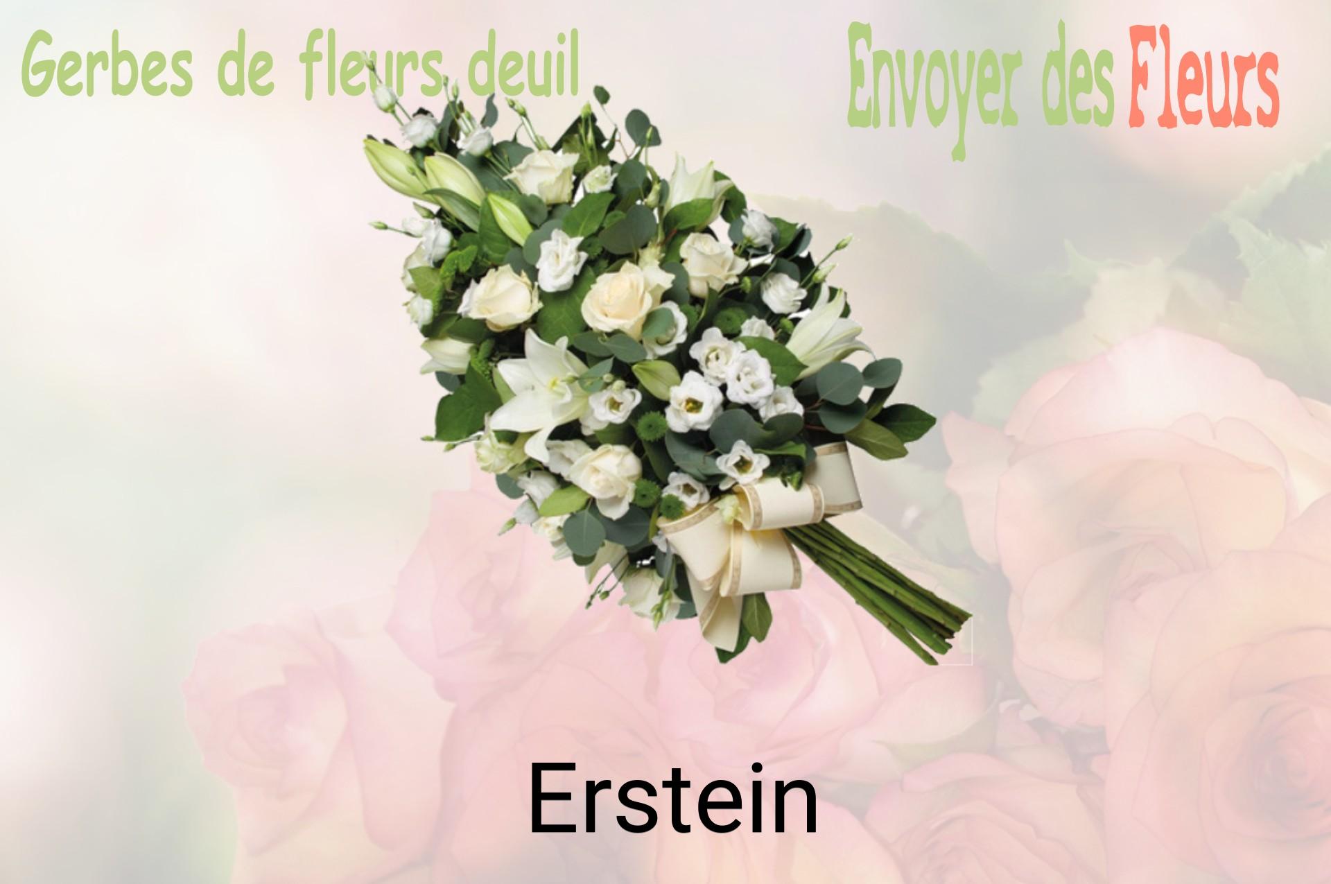 Gerbe de fleurs de deuil livrée à Erstein